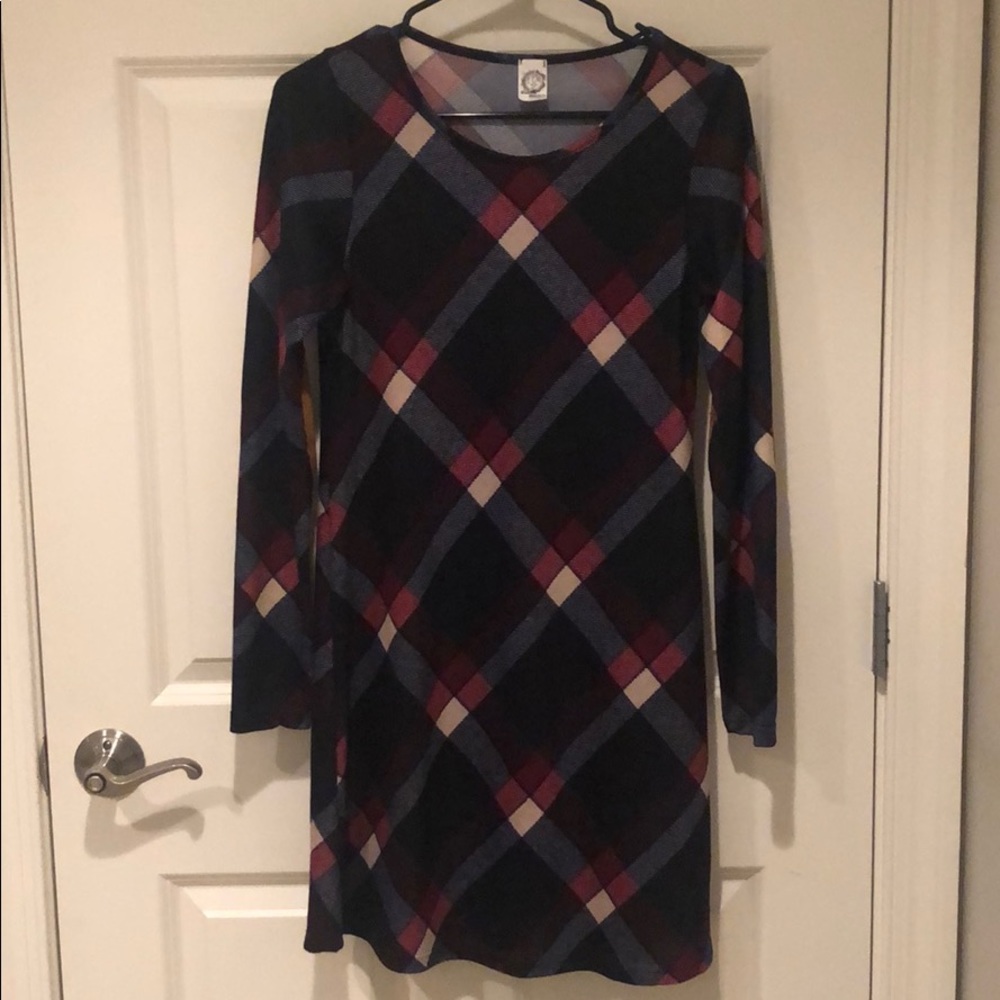 Pink Lily plaid dress